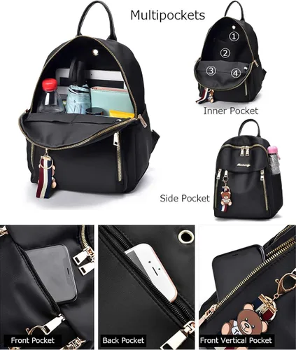 Miniatura 3 de Mochila para mujer, impermeable, ligera, a la moda, casual, de viaje, para mujer