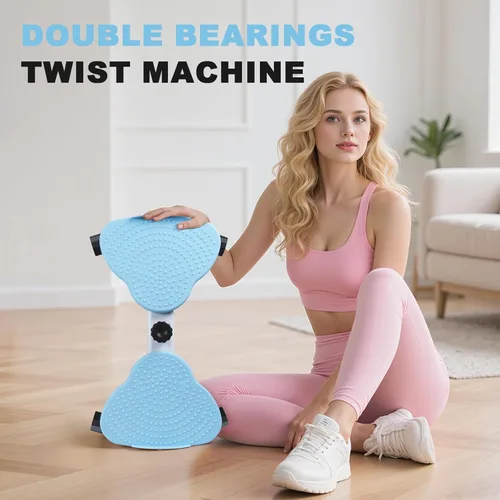 Miniatura 6 de Máquina de Torsión de Cintura, Tabla Torcedora de Abdominales con Bandas de Resistencia - Capacidad de 300 libras, Equipo de Ejercicio Casero