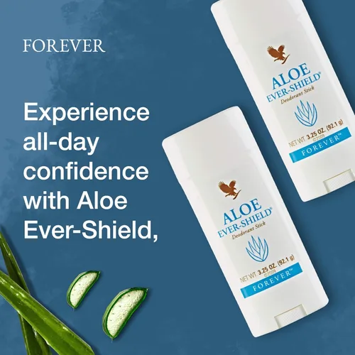 Miniatura 4 de Forever Living Aloe Ever-Shield - Desodorante sin aluminio con aloe calmante para pieles sensibles, barra de 3.25 onzas (paquete de 2)