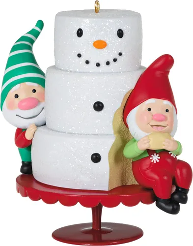 Miniatura 7 de Hallmark Keepsake Adorno de Navidad 2021, ángel de nieve