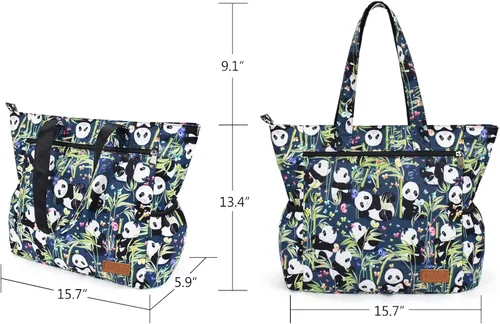Miniatura 46 de CLOUDMUSIC Bolsa de hombro para enfermeras, profesores, trabajo, gimnasio, viajes, playa, mujeres, con gran capacidad, impermeable
