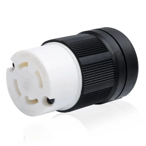 Miniatura 12 de STARELO Enchufe de bloqueo de 30 amperios/conector para grupo electrógeno, NEMA L14-30P y L14-30C, 125/250V 3 polos 4 cables con conexión a tierra