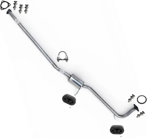 Tubo resonador de escape compatible con Honda Accord 1998-2002 2.3L | Sedán | Acero inoxidable | Northeastern Exhaust | Incluye abrazaderas, juntas