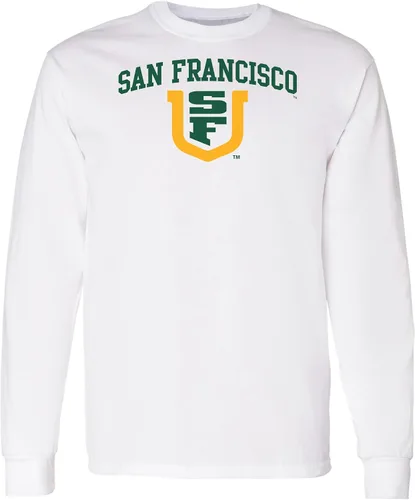 Miniatura 49 de NCAA oficial de College – University Team Color Arco Logo Manga Larga