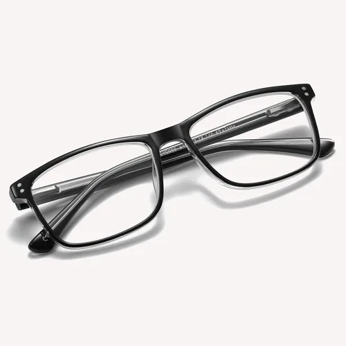 Miniatura 6 de EYECEDAR Paquete de 5 lentes de lectura TR90 para hombre, marco flexible, bisagras de resorte de metal, lectores para hombres y mujeres, 1.0