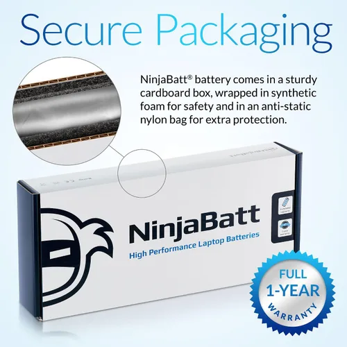 Miniatura 8 de Batería NinjaBatt para HP 800049-001 K104 800010-421 KI04 KIO4 HSTNN-LB6R 17-G121WM TPN-Q160 TPN-Q158 TPN-159 TPN-Q161 TPN-Q162 HSTNN-DB6T