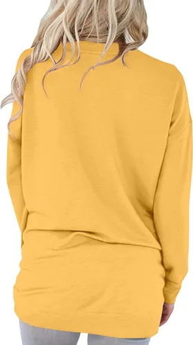 Miniatura 4 de Angerella - Blusas casuales con bolsillos y de corte holgado para mujer