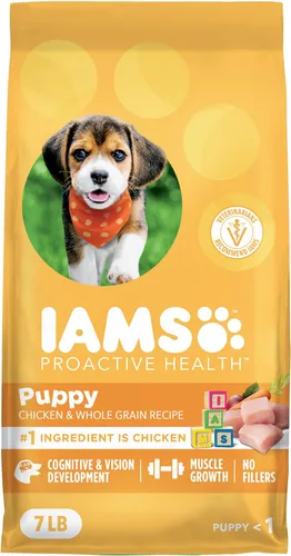 Miniatura 11 de IAMS Proactive Health Alimento para cachorros con pollo real, bolsa de 15 libras