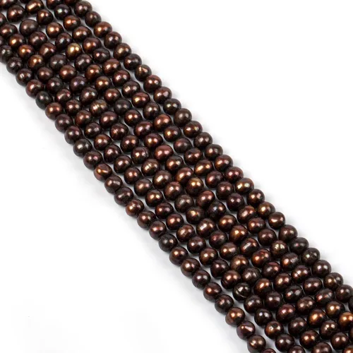 Miniatura 51 de Cuentas de perlas de arroz de agua dulce naturales de 0.35 a 0.35 pulgadas, perlas auténticas de 14 pulgadas, cuentas sueltas para hacer joyas