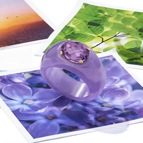 Miniatura 4 de Ross-Simons Opaque Stone in Gemstone Ring in 14kt Yellow Gold