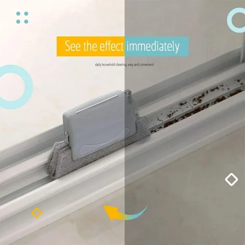 Miniatura 5 de Cepillo mágico de limpieza de ventanas Mohouseware, 3 piezas, limpia rápidamente todas las esquinas y huecos
