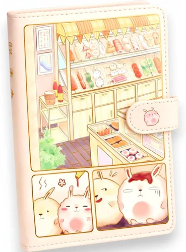 Miniatura 10 de Cuaderno de Diario Kawaii de KetA – Cuaderno de Papelería Japonesa Estética Linda, 256 Páginas – Perfecto para Niñas, Adolescentes y Mujeres