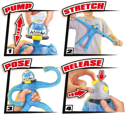 Miniatura 5 de Heroes of Goo Jit Zu - Figura de acción Galaxy Attack, Pump Power - Air Vac Thrash, multicolor (41223)