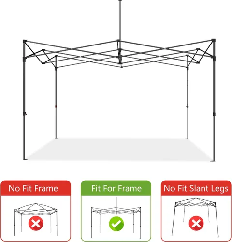 Miniatura 2 de ABCCANOPY Toldo Superior de Repuesto para Carpa Emergente 8x8, Azul Real