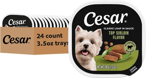 Miniatura 28 de Cesar - Comida húmeda clásica para perros en salsa con receta de cordero, bandejas fáciles de pelar de 3.5 onzas, 24