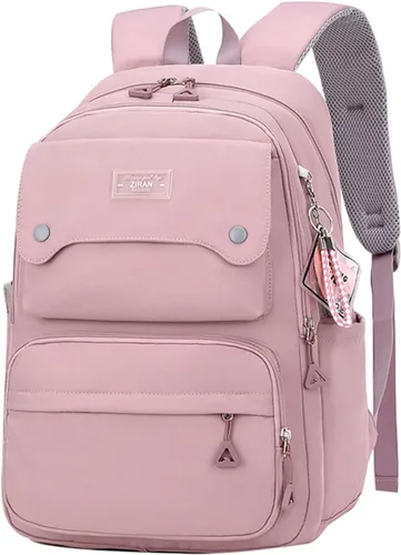 Miniatura 9 de JiaYou Mochila Casual para Adolescentes, Niñas, Mochila para la Escuela Secundaria, Mochila Diaria, para Mujeres, Bolsa de Viaje para Portátil, 1#