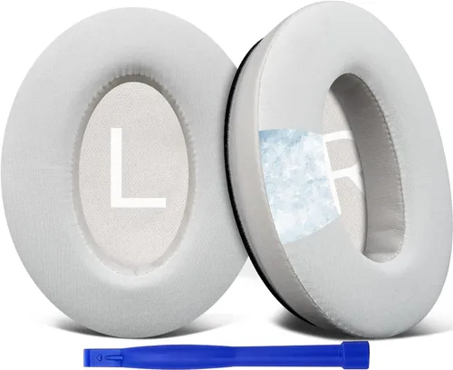 Miniatura 17 de SOULWIT Almohadillas de enfriamiento para auriculares inalámbricos Bose QC45/QC SE/Quiet Comfort, almohadillas para los oídos con tela de seda
