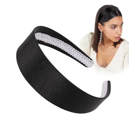 Miniatura 12 de Ivyu Diadema Azul Cenicienta - Azul Claro Teal, Diadema Ancha Gruesa para Mujeres y Niñas, Estilo de los 70
