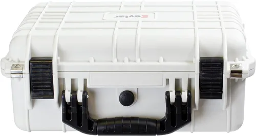 Miniatura 4 de Eylar Estuche Rígido Estándar de 16" para Equipo y Cámara, Impermeable con Espuma, Estándares TSA Blanco