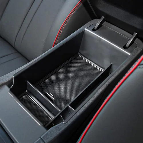 Miniatura 6 de Organizador de consola central compatible con Hyundai Sonata 2020 2021 2022 2023 Accesorios, Sonata N-Line/Limited Bandeja de Inserción Rojo