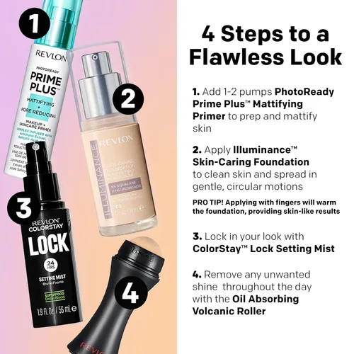 Miniatura 9 de Revlon Illuminance - Base líquida para el cuidado de la piel, ácido hialurónico, fórmula hidratante y nutritiva con cobertura media, bronceado claro
