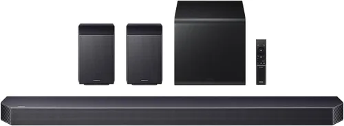 Miniatura 15 de Samsung Barra de sonido HW-B400F Serie B, 2.0 canales con woofer incorporado, mejora de voz y modo nocturno, expansión de sonido envolvente