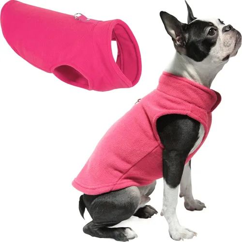 Miniatura 10 de Gooby Chaleco de Forro Polar Suéter para Perro - Azul, X-Large - Chaqueta Pullover Cálida de Forro Polar con Anilla en O para Correa para Perros