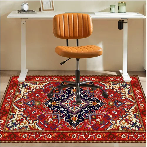Miniatura 11 de Tapete para silla de oficina para suelo de madera dura, 36 x 48 pulgadas, tapete antideslizante para silla de escritorio para suelos duros, alfombra
