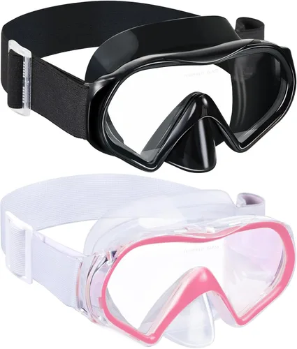 Miniatura 10 de Aegend Máscara de buceo para adultos y jóvenes, antivaho anti-UV, amplia visión, máscara de esnórquel para buceo, natación, esnórquel