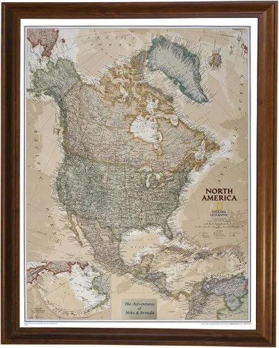 Miniatura 11 de Push Pin Travel Maps Pósteres e impresiones personalizables – Gris granero – Mapa de pines enmarcado personalizado, llega listo para colgar con 150