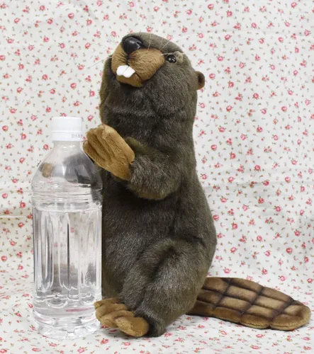 Miniatura 2 de HANSA Peluche de castor vertical