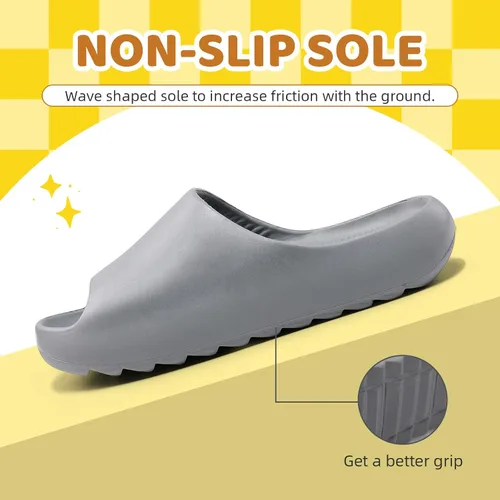 Miniatura 14 de Sandalias acolchadas para mujeres, hombres y niños, cómodas, antideslizantes, suaves, impermeables, para baño, ducha, sandalias acolchadas de suela