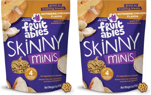 Miniatura 17 de Fruitables Skinny Mini golosinas para perros, golosinas saludables de batata para perros, bajas en calorías y deliciosas, para entrenamiento