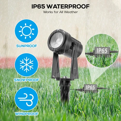 Miniatura 5 de SUNTHIN Iluminación de Paisaje Exterior con Controlador de Sensor de Anochecer a Amanecer, Paquete de 4