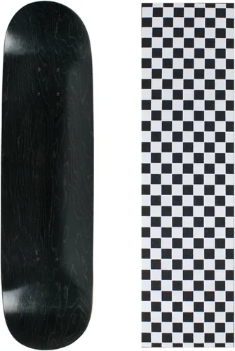 Miniatura 12 de Skateboard Deck Pro 7-Ply Arce canadiense TINTADO NEGRO con Griptape