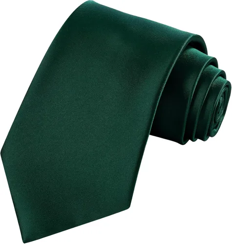 Miniatura 3 de TIE G - Juego de corbata negra formal y pañuelo de bolsillo en caja de regalo