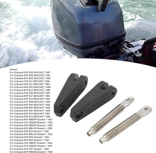 Miniatura 4 de Acouto Juego de mango de tornillo de abrazadera de motor fuera de borda 6G1-4311600 6E0-43118-00-00 Ahorradores para soporte de motor fuera de borda