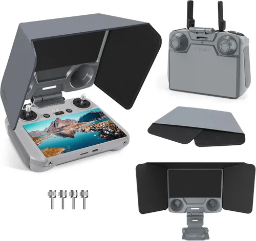Miniatura 10 de FPVtosky Controlador RC 2 más kit de protector para DJI Lito X1/Mini 5 Pro/4 Pro/Flip/Air 3S, kit incluye cubierta de capó solar RC 2, cordón RC2