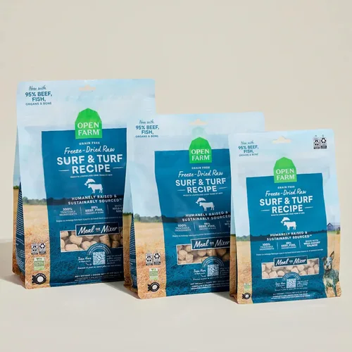 Miniatura 6 de Open Farm, Comida para Perros Cruda Deshidratada, Trozos con 95% de Carne, Órganos y Hueso, Productos Orgánicos y Superalimentos, Comida Completa