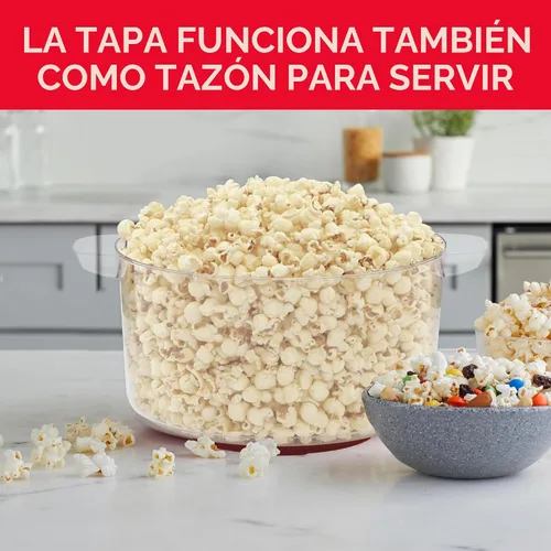 Miniatura 5 de West Bend Stir Crazy - Máquina de palomitas de maíz con aceite caliente, máquina para hacer palomitas de maíz con tapa grande para tazón de servir