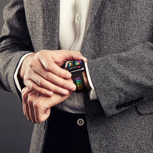 Miniatura 4 de Hyperkin Correa de reloj oficial de liberación rápida Tetris para reloj inteligente/relojes tradicionales (gota de corazón)