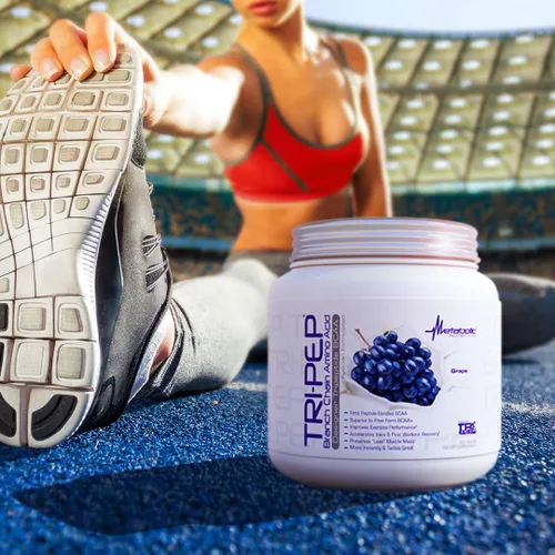 Miniatura 5 de Metabolic Nutrition TRIPEP - Aminoácido de cadena de rama de tres péptidos, polvo BCAA, suplemento pre intrapost-entrenamiento Sandía, 14.11 oz