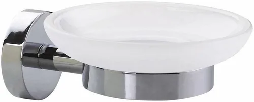 Miniatura 13 de tesa SMOOZ - Portarrollos de papel higiénico de metal cromado sin tapa para baños e inodoros de invitados, incluye solución de pegamento extraíble