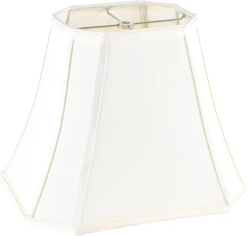 Miniatura 14 de GO&SO Pantalla de lámpara de esquina de corte cuadrado, 8x14x11 pulgadas, pantalla mediana para lámpara de mesa beige, tela natural hecha a mano