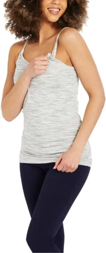 Miniatura 13 de Motherhood Maternity Camiseta sin mangas de lactancia con clip para mujer con correas ajustables y brasier integrado para lactancia materna