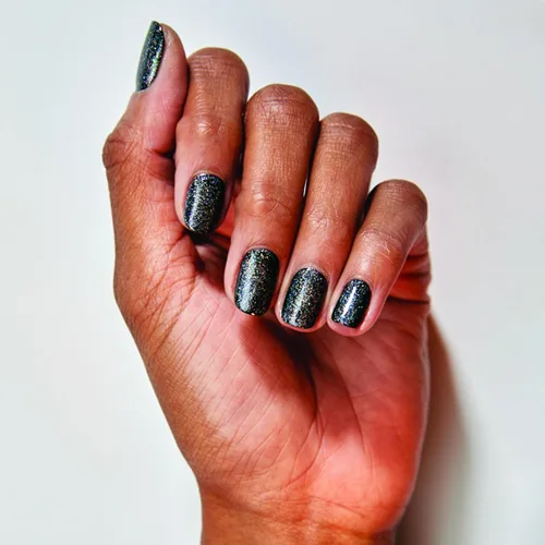 Miniatura 7 de essie Expressie FX - Esmalte de uñas vegano de secado rápido, capa superior con purpurina plateada, 0.33 onzas líquidas