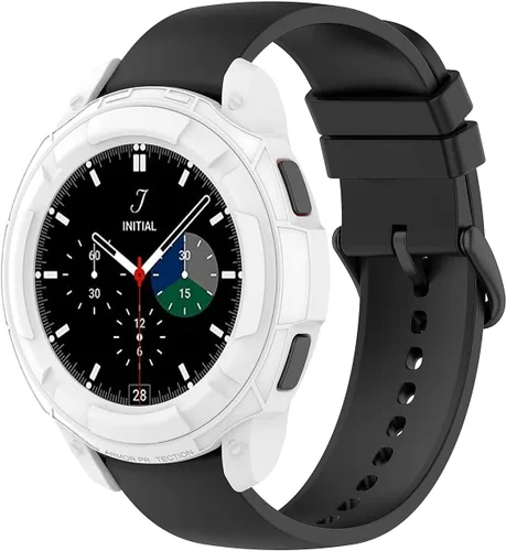 Miniatura 8 de Samsung Galaxy Watch 4 Classic - Funda protectora de 1.81 pulgadas (1.811 in) con marco de anillo bisel (negro/azul/rojo/blanco/verde)