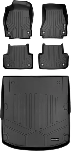 Miniatura 43 de MAXLINER Juego de alfombrillas de piso y forros de primera fila para Audi A4 / S4 Sedan / A4 Allroad 2017-2025