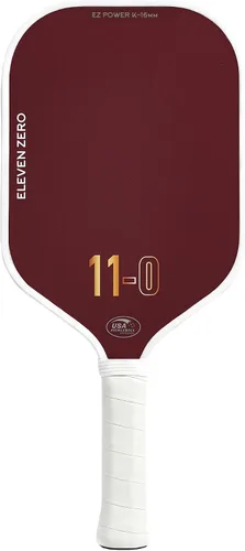EZ Power K-0.630 in Termoformed Pro Pickleball Paddle | Aramida roja y tejido de fibra de carbono cruda | Superficie de alta fricción T700 para