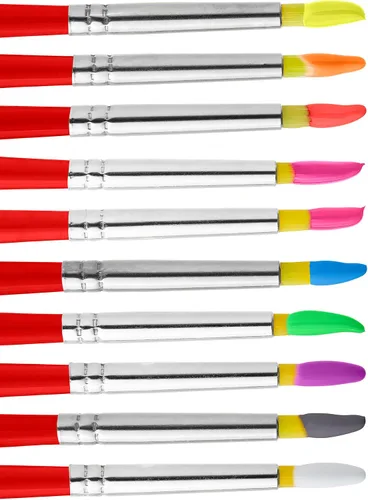 Miniatura 4 de Cra-Z-Art POP! Pintura de témpera lavable de neón para niños, paquete a granel de 10 unidades, colores fluorescentes surtidos, juego de pintura
